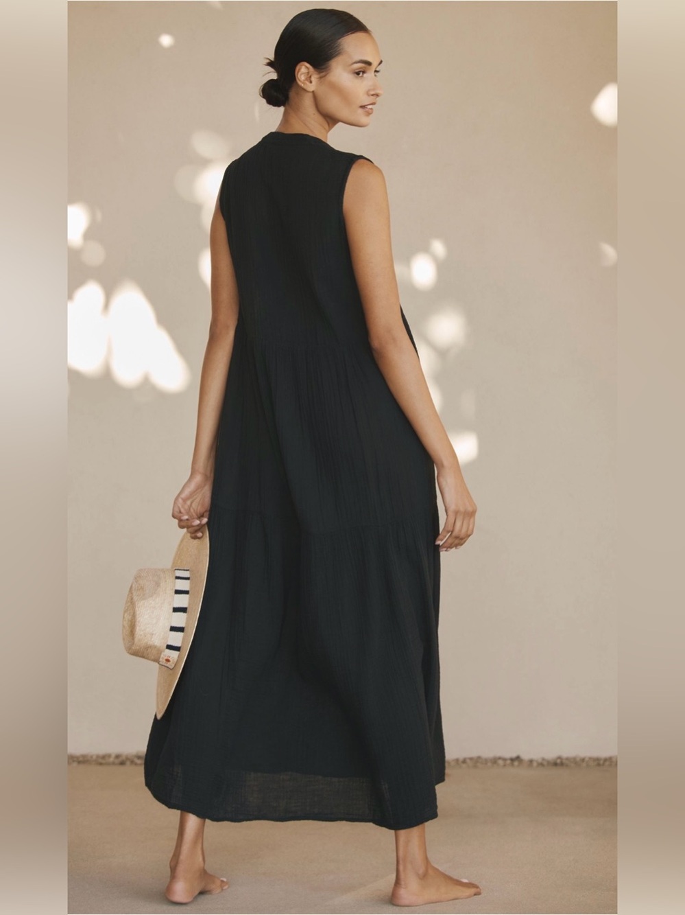 Anthropologie “Kallie” Sleeveless Black Dress - Picture 2 of 8